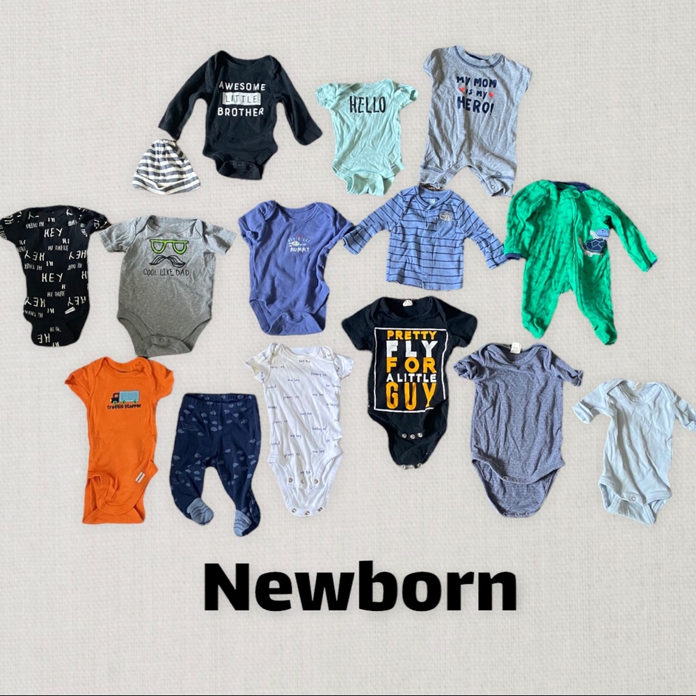 Baby Boy Clothing Lot with Accessories